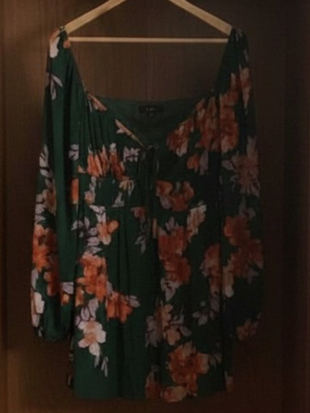 Emerald green mini dress
